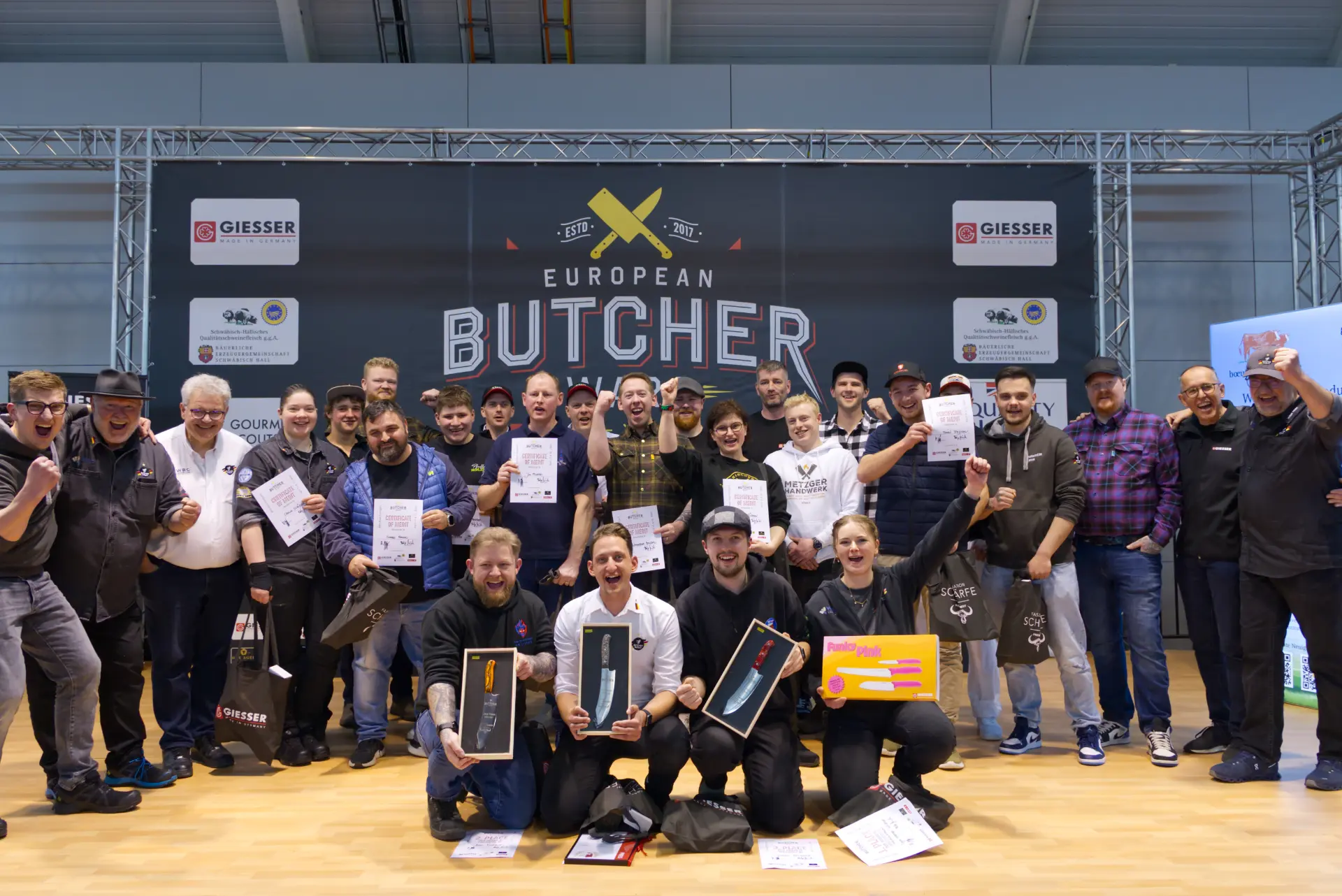 Gewinner der European Butcher Worx